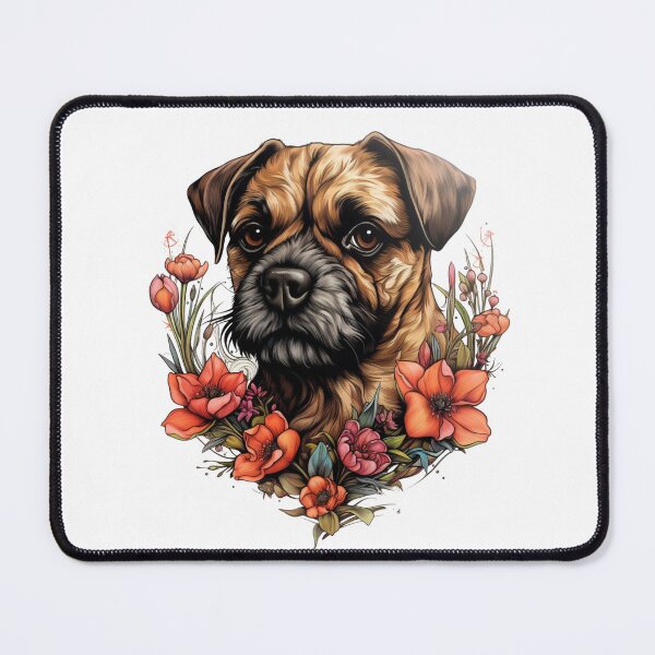 Item preview, Neo-traditional Border Terrier designed and sold by MendaciousMina.