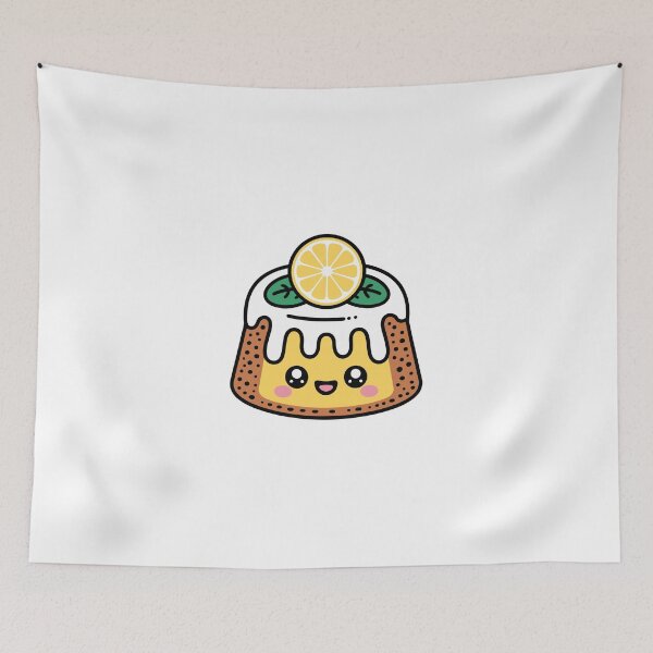 Item preview, kawaii lemon pound cake designed and sold by jkrphoto.
