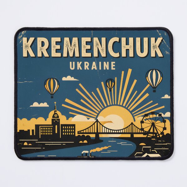 Item preview, Kremenchuk Ukraine Retro Vintage Travel Souvenir designed and sold by TravelersGems.