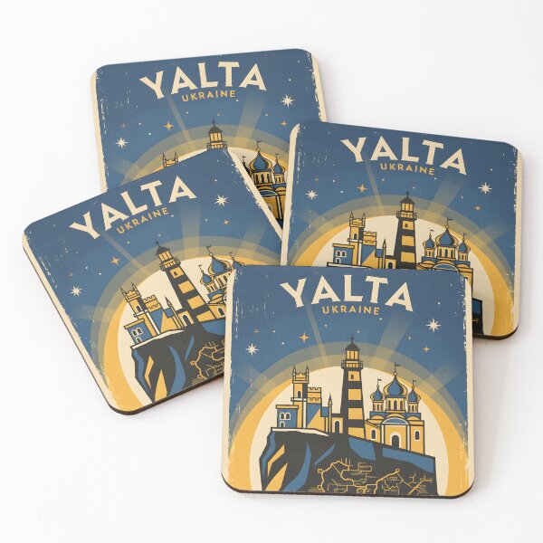 Item preview, Yalta Ukraine Retro Vintage Travel Souvenir designed and sold by TravelersGems.