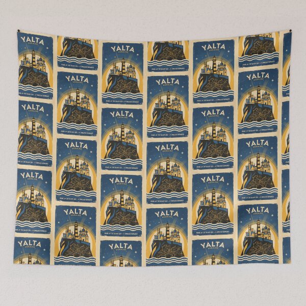 Item preview, Yalta Ukraine Retro Vintage Travel Souvenir designed and sold by TravelersGems.