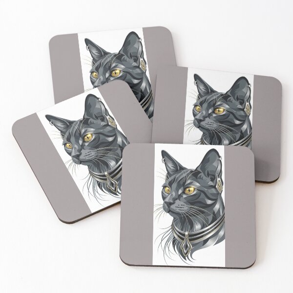 Item preview, Magic Guardian: Mystic Black Cat in Silver Armor designed and sold by HALYNA070824.