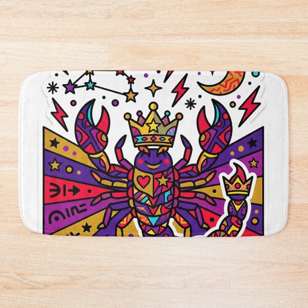 Item preview, Scorpio Pop Art Bold Zodiac Colorful Sticker designed and sold by Poppy Volt.