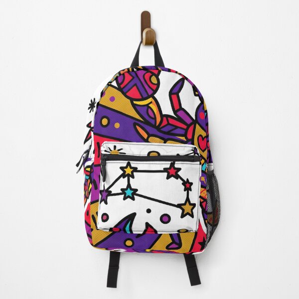 Item preview, Scorpio Pop Art Bold Zodiac Colorful Sticker designed and sold by Poppy Volt.