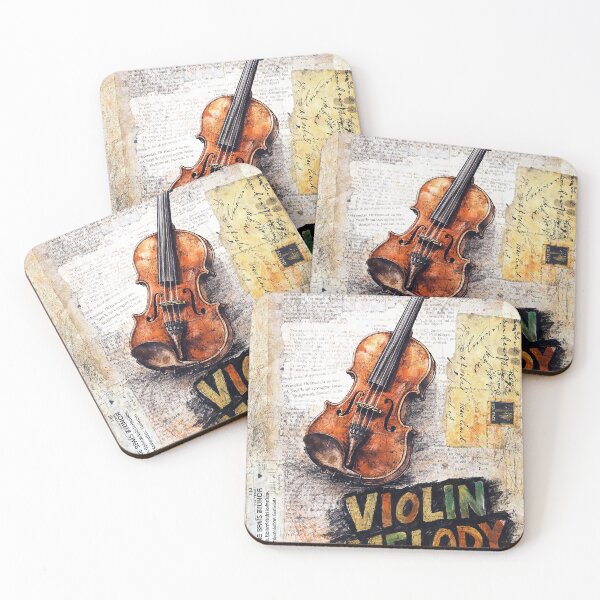Item preview, Violin Melody – Vintage Classical Music Aesthetic Art for Violin Lovers and Musicians designed and sold by art2print.