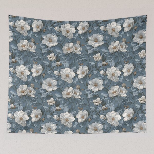 Item preview, Ornamental Gardenias Floral  - Flower Garden Pattern  - Birthday Gift For Wife designed and sold by RoyalStarsPatts.