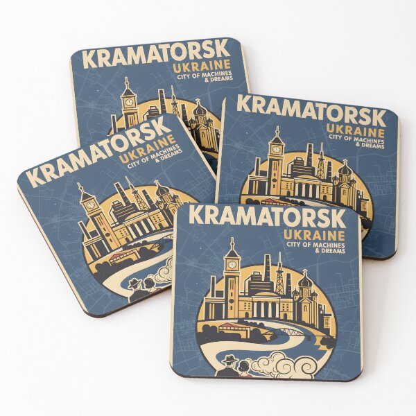 Item preview, Kramatorsk Ukraine Retro Vintage Travel Souvenir designed and sold by TravelersGems.