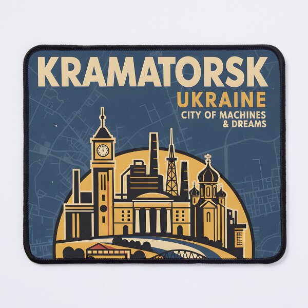 Item preview, Kramatorsk Ukraine Retro Vintage Travel Souvenir designed and sold by TravelersGems.