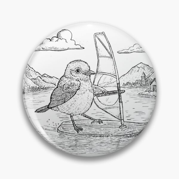 Item preview, Eastern Bluebird Windsurfing on Lake George designed and sold by wbhny.