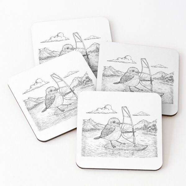 Item preview, Eastern Bluebird Windsurfing on Lake George designed and sold by wbhny.