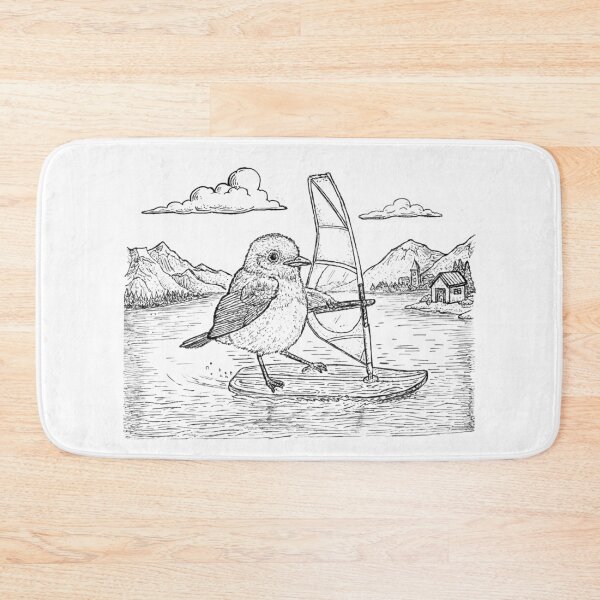 Item preview, Eastern Bluebird Windsurfing on Lake George designed and sold by wbhny.