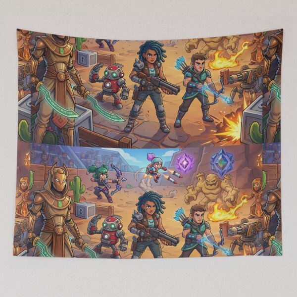 Item preview, Epic Desert Arena Battle – Brawl Stars Style Hero Shooter | Fantasy Action Design designed and sold by HAYKA PRIME SHOP MARKET PLACE.