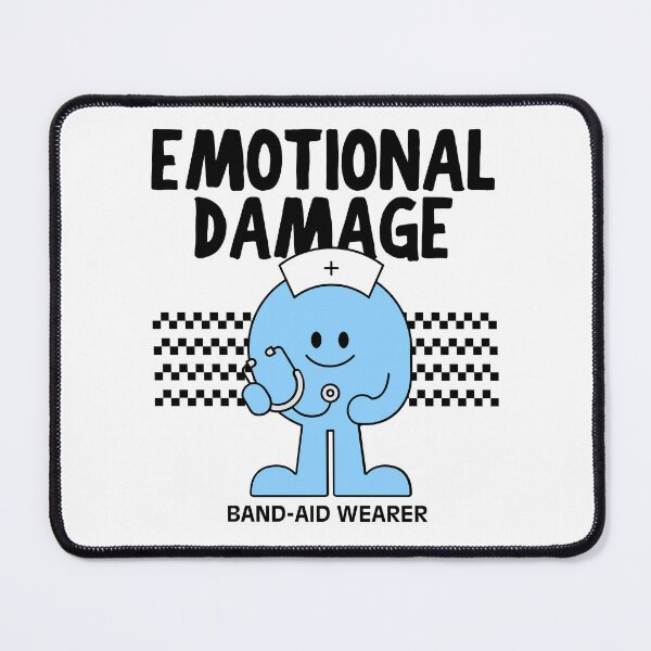 Item preview, Emotional damage band-aid wearer designed and sold by Peerless-Prime.
