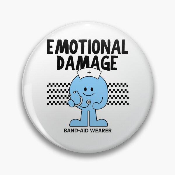 Item preview, Emotional damage band-aid wearer designed and sold by Peerless-Prime.