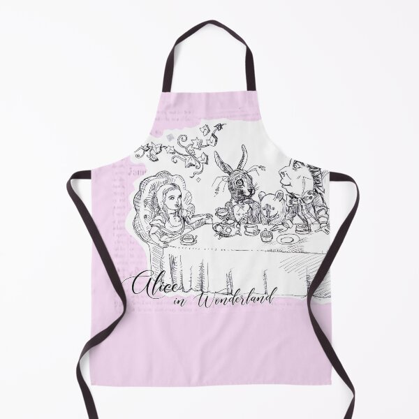 Item preview, Alice in Wonderland - Alice at Mad Hatter Tea Party, March Hare & Dormouse (ink drawing by ACCI) designed and sold by VanyssaGraphics.