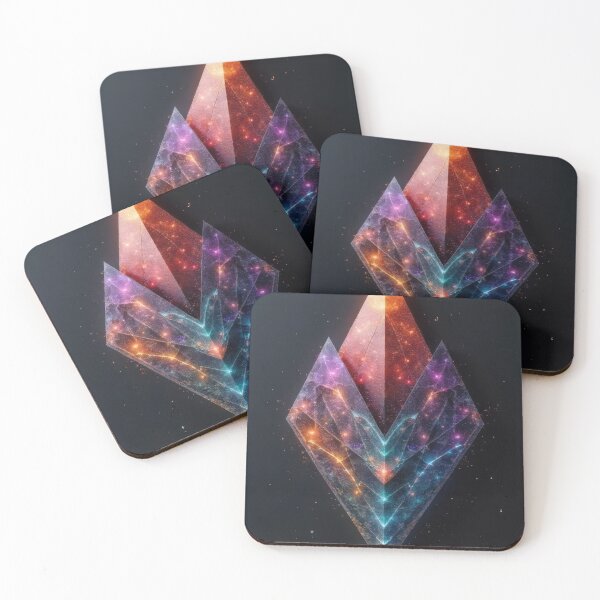 Item preview, Galactic Crystal: Geometric Forms in Space designed and sold by Mianku | Für das Leben.