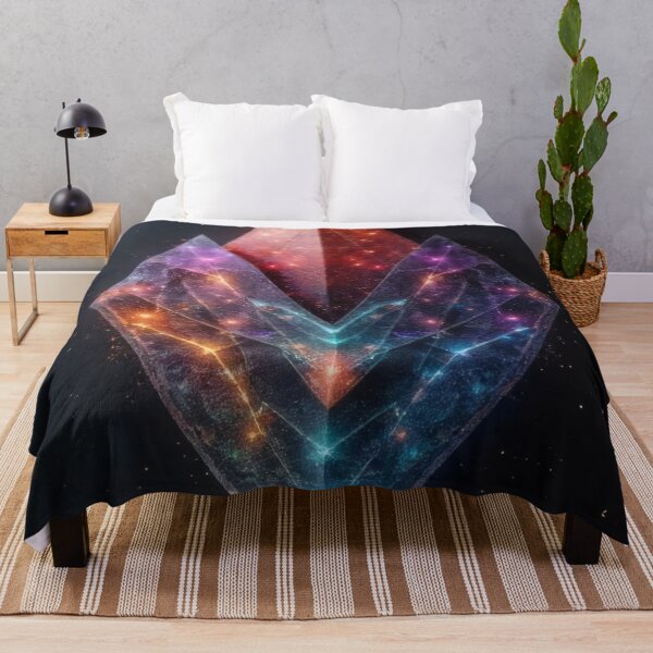 Item preview, Galactic Crystal: Geometric Forms in Space designed and sold by Mianku | Für das Leben.