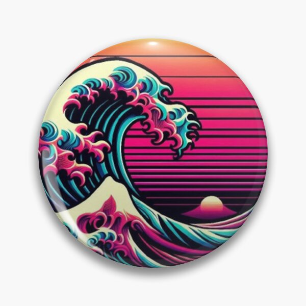 Item preview, Retro Wave – Japanese Art Fusion designed and sold by Dogandesighn.