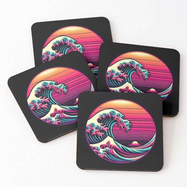 Item preview, Retro Wave – Japanese Art Fusion designed and sold by Dogandesighn.