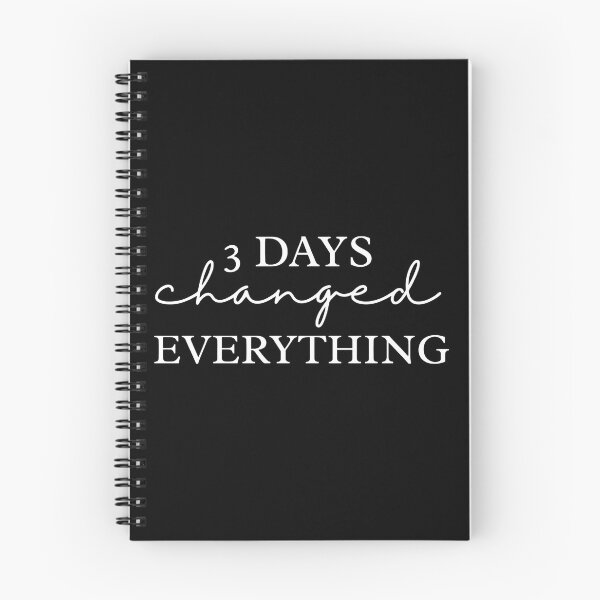Item preview, 3 DAYS changed EVERYTHING Typography Quote designed and sold by Dmo3HarkoArt.
