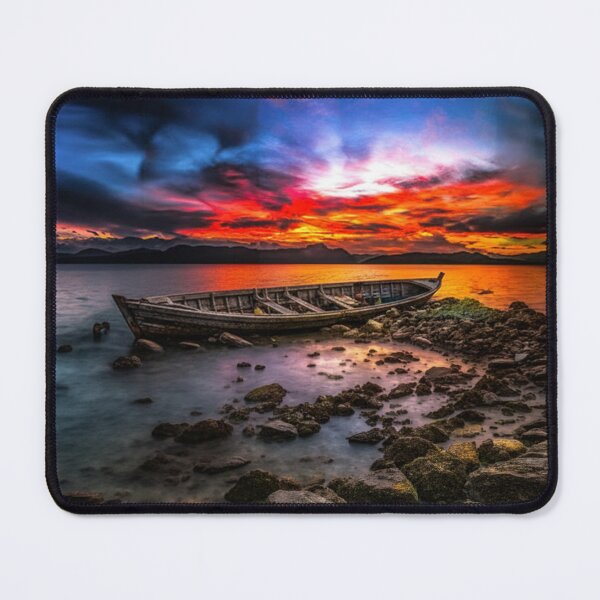 Item preview, THE LAST CANOE - Quiet Waters at Sunset designed and sold by DBM Photo Gallery 1.