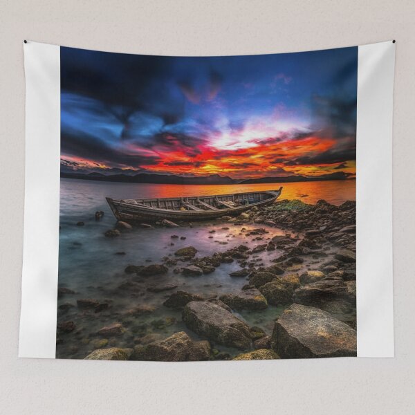 Item preview, THE LAST CANOE - Quiet Waters at Sunset designed and sold by DBM Photo Gallery 1.