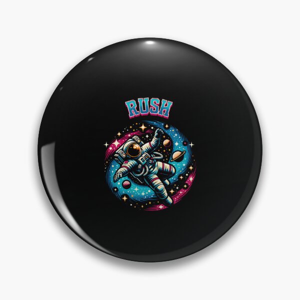 Item preview, Rush Astronaut Space Design Retro Cosmic Galaxy Art designed and sold by KhayalSaezo.