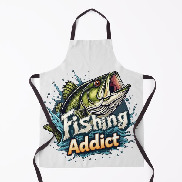 Item preview, Fishing Addict Bass Fish Splash Funny Angler Vintage Fishing Lover Design designed and sold by tareankush.