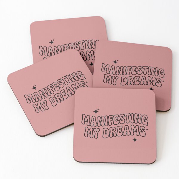 Item preview, Manifesting My Dreams Aesthetic Spiritual Quote Typography designed and sold by AlanyaArtX.