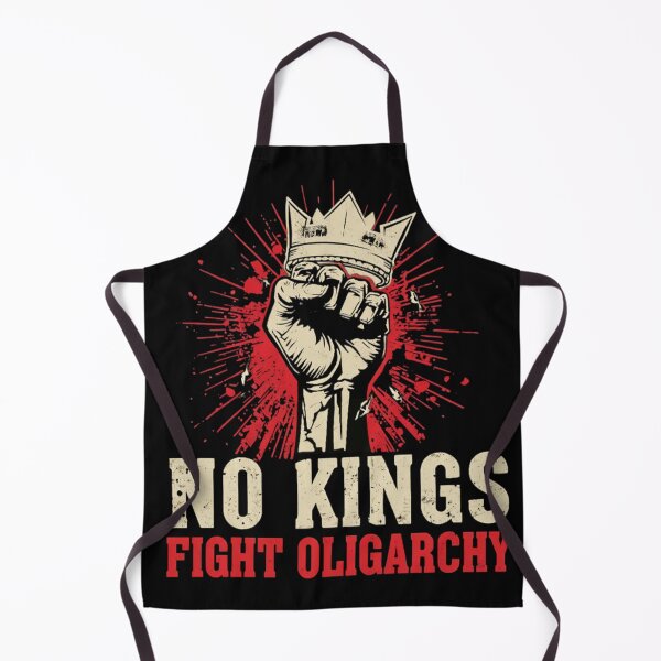 Item preview, No Kings Fight Oligarchy Protest Fist Vintage Graphic designed and sold by PROPera-design.