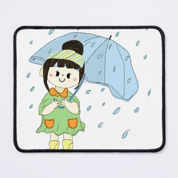 Item preview, Girl on the raining day  designed and sold by KonstantyWajs.