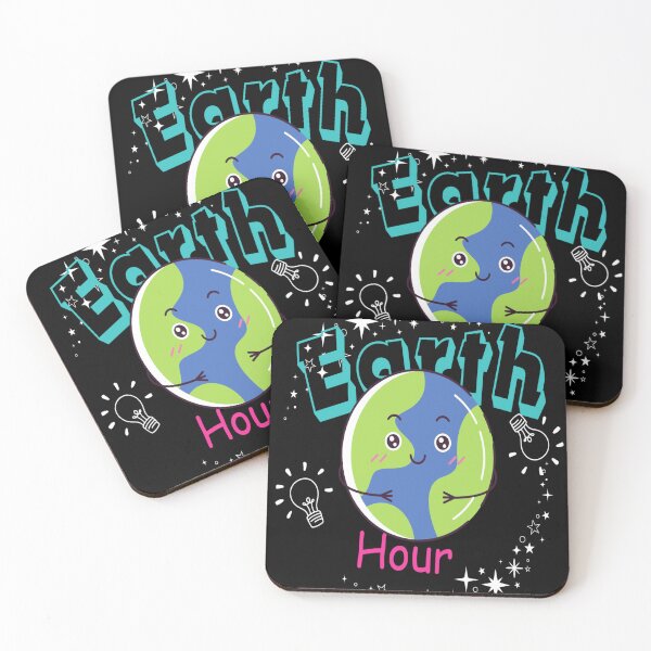 Item preview, Cute Earth Hour Planet Cartoon – Save Energy Environmental Awareness  designed and sold by Epic-49.