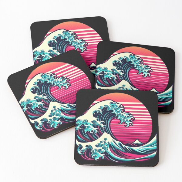 Item preview, Vibrant Ocean – Neon Horizon Design designed and sold by Dogandesighn.
