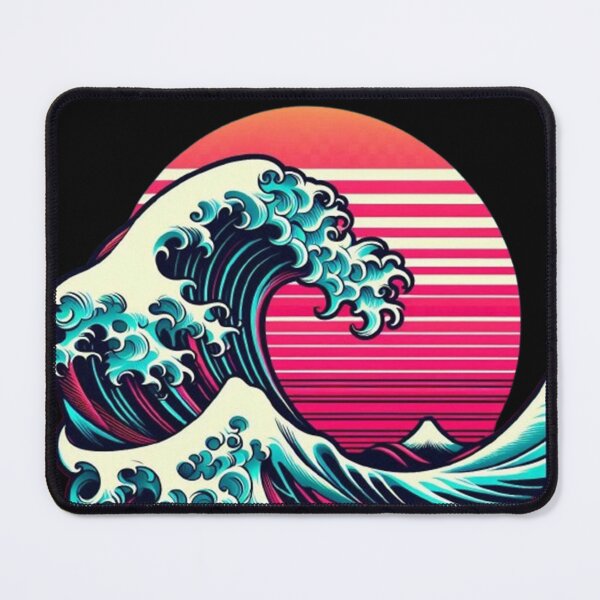 Item preview, Vibrant Ocean – Neon Horizon Design designed and sold by Dogandesighn.