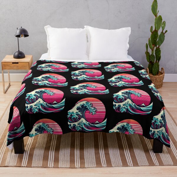 Item preview, Vibrant Ocean – Neon Horizon Design designed and sold by Dogandesighn.