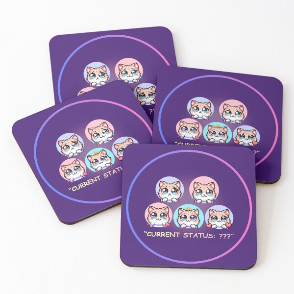 Item preview, Cat Mood, Cute Kawaii Cat Faces, "Current Status: ???" designed and sold by Feliciano3.