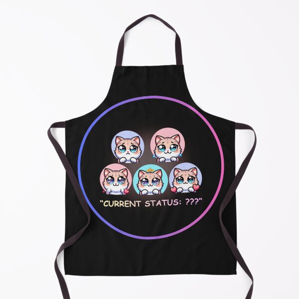 Item preview, Cat Mood, Cute Kawaii Cat Faces, "Current Status: ???" designed and sold by Feliciano3.
