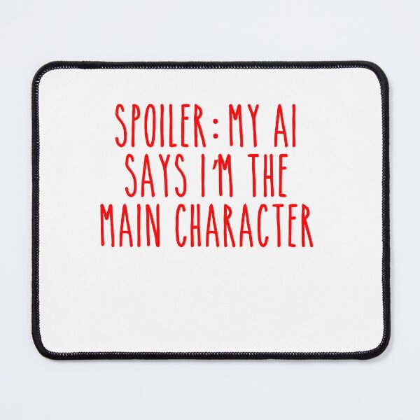 Item preview, Main Character Energy AI Quote - Bold Self Love Typography designed and sold by Mdozet.