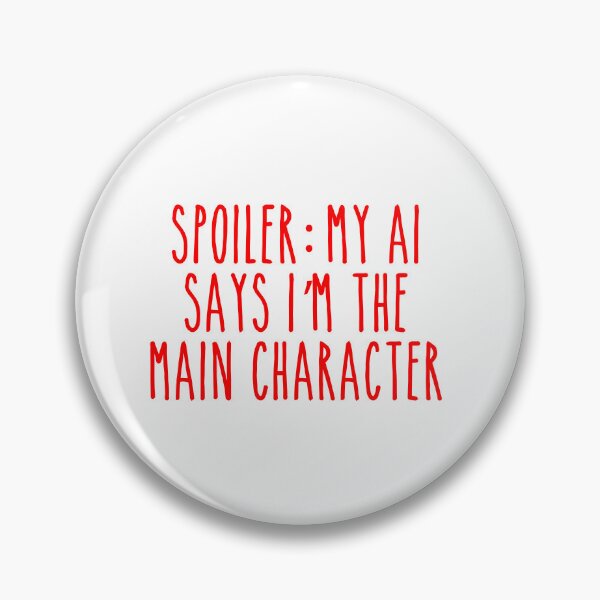Item preview, Main Character Energy AI Quote - Bold Self Love Typography designed and sold by Mdozet.