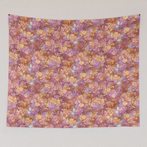 Item preview, Radiant Gardenias Floral  - Birthday Flower Pattern  - Christmas Gift Baskets designed and sold by RoyalStarsPatts.