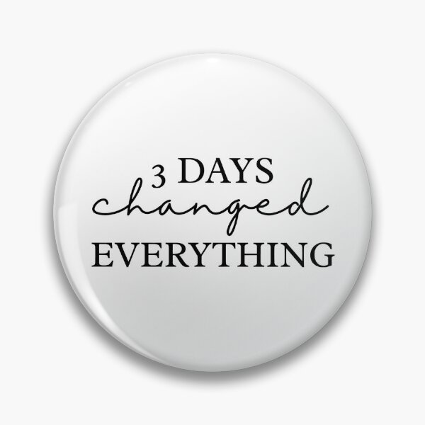 Item preview, 3 Days Changed Everything T-Shirt | Minimalist Quote Script Typography Tee | Inspirational Life Event Apparel | Minimal Black and White Design designed and sold by Dmo3HarkoArt.