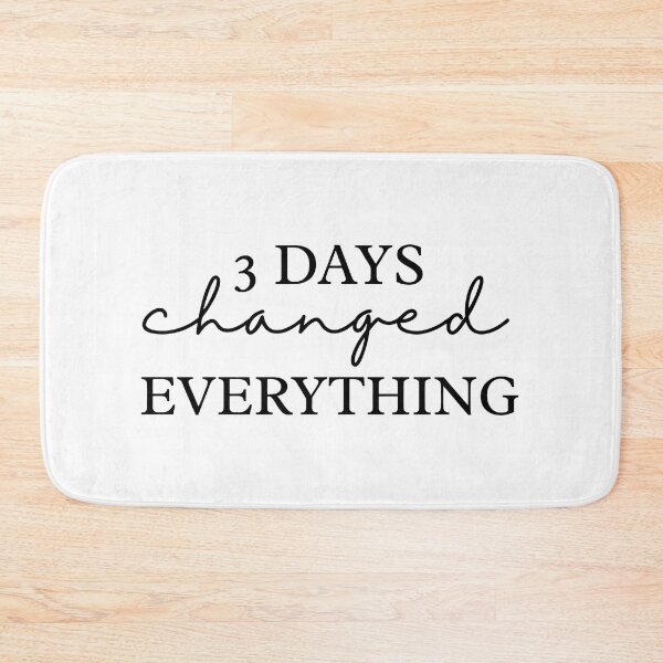 Item preview, 3 Days Changed Everything T-Shirt | Minimalist Quote Script Typography Tee | Inspirational Life Event Apparel | Minimal Black and White Design designed and sold by Dmo3HarkoArt.