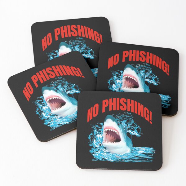 Item preview, No Phishing Shark Cyber Security Funny designed and sold by Vac1.