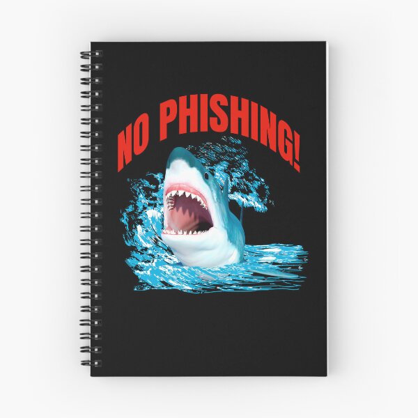 Item preview, No Phishing Shark Cyber Security Funny designed and sold by Vac1.