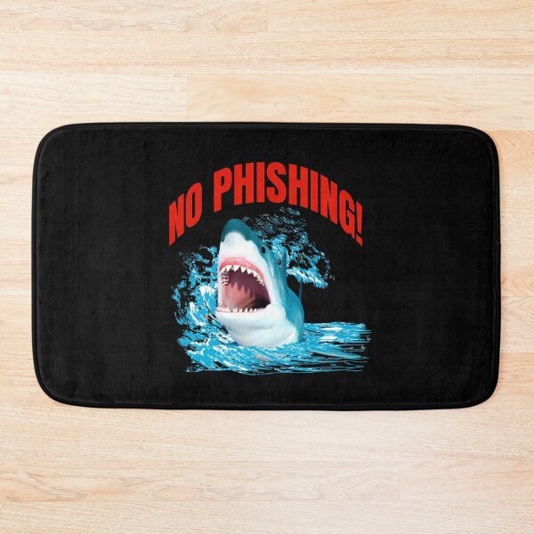 Item preview, No Phishing Shark Cyber Security Funny designed and sold by Vac1.
