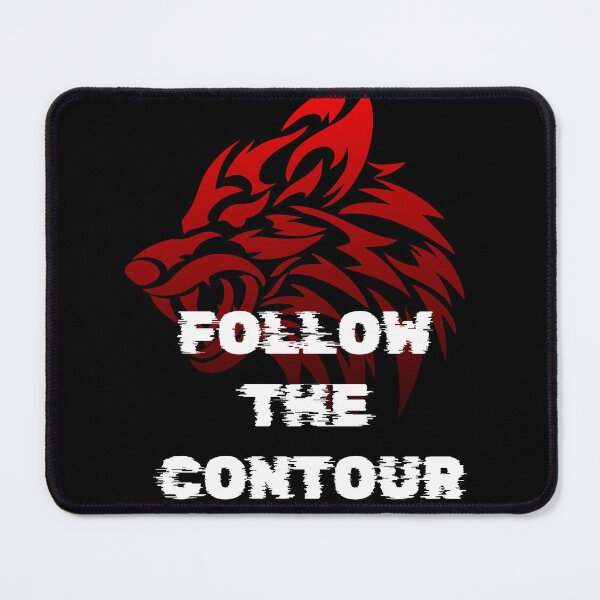 Item preview, Wild Territory - Follow The Contour Wolf Graphic designed and sold by Mini Pixel Perfect Co..