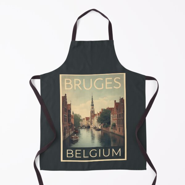 Item preview, A Vintage Travel Illustration of Bruges - Belgium designed and sold by GoodOldVintage.