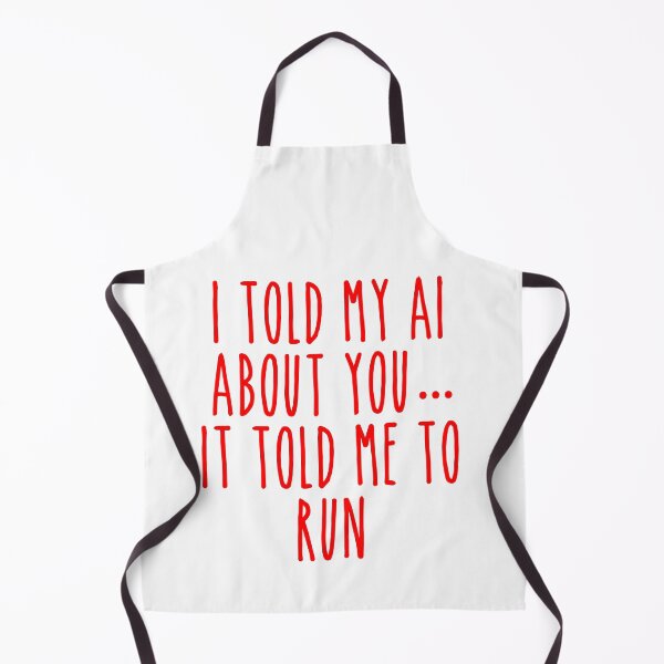 Item preview, AI Relationship Warning - Funny Escape Prompt designed and sold by Mdozet.