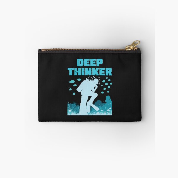 Item preview, Funny Scuba Diving Deep Thinker Rodin  designed and sold by jaygo.