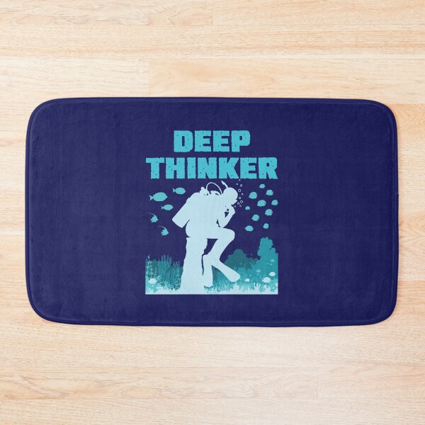 Item preview, Funny Scuba Diving Deep Thinker Rodin  designed and sold by jaygo.